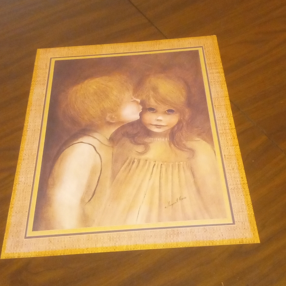 17"x14" Margaret Kane Print Big Eyes‎ First Love